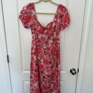 Floral Pink Dress